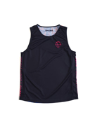 MANTO leopard TANK TOP -black